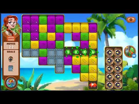 Lost Island Blast Adventure Level 1483 - NO BOOSTERS 🏝️ | SKILLGAMING ✔️