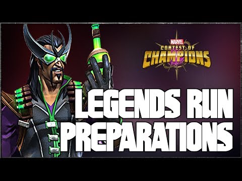 More Preparations for the Legends Run on 1/20/2019 // MARVEL Contest of Champions