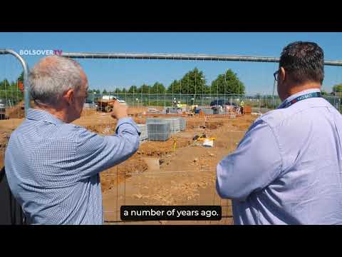 New council housing being built on Alder Close in Shirebrook