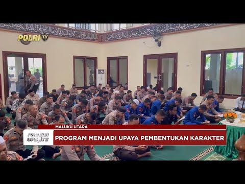 PRESISI UPDATE : PERSONEL POLDA MALUKU UTARA IKUTI KEGIATAN BINROHTAL 07/03/2025 10.00