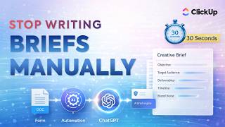 Stop Writing Creative Briefs Manually: Automate Them with ChatGPT | ClickUp