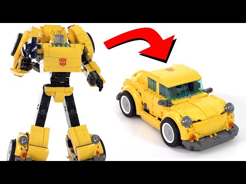 LEGO Transform in real time! Bumblebee robot to car mode 10338