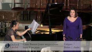 Oxford Lieder Young Artist Platform Auditions 2017: Claire Barnett Jones & Somi Kim - Calypso