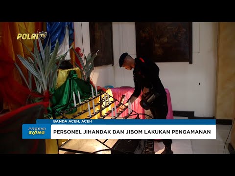 POLDA ACEH MELAKSANAKAN STERILISASI RUMAH IBADAH UMAT KRISTIANI DI WILAYAH BANDA ACEH