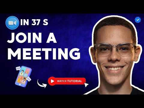 How to JOIN a ZOOM MEETING from the MOBILE in 37 S