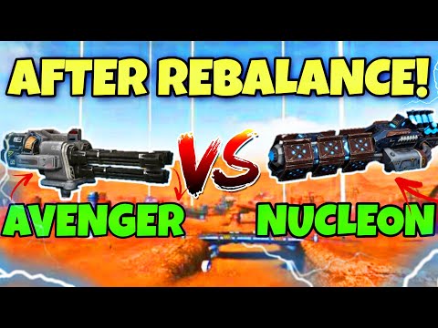 🔥 REBALANCED AVENGER VS NUCLEON COMPARISON WHICH IS THE BEST?? || WAR ROBOTS TEST SERVER ||