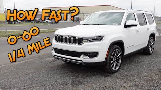How fast is a 2022 Jeep Wagoneer 5.7L HEMI?