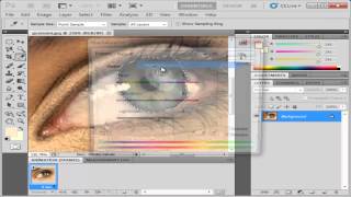 Photoshop Goz Rengi degistirme