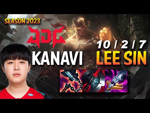 JDG Kanavi LEE SIN vs KINDRED Jungle - KR Ranked