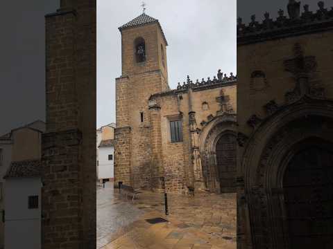 Llueve sobre la Iglesia de S. Nicolás de #Úbeda. Detalle portada occidental. #jaenparaisointerior