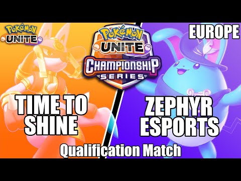 Time to Shine vs Zephyr Esports - PUCS EU March Qualification Match - Pokemon Unite