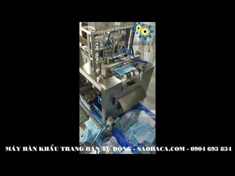 Máy Hàn Khẩu Trang Y Tế Bán Tự Động