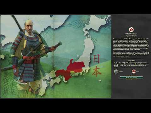 Civilization 5 Vox Populi Deity - Large Communitas Map  - Japan Part 1
