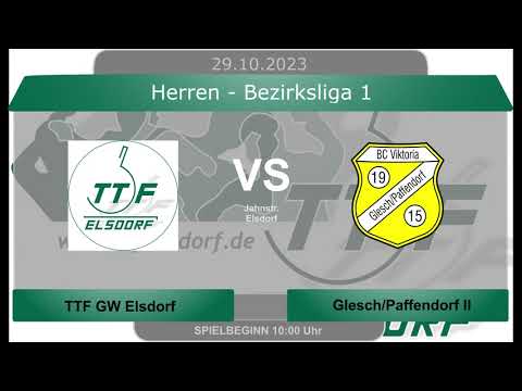 🏓!!DERBYTIME!!🏓 Bezirksliga! TTF GW Elsdorf vs. BC Vikt. Glesch/Paffendorf II