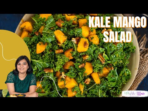 Healthy Kale Mango Salad Recipe