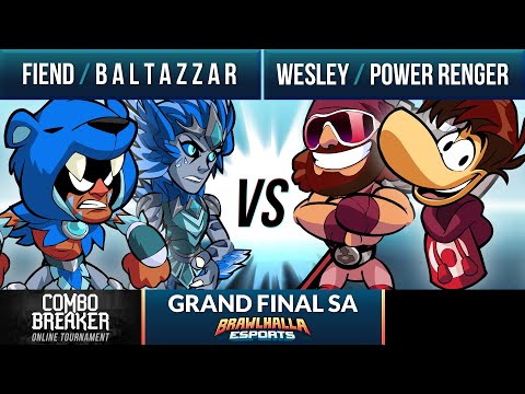 Fiend & B A L T A Z Z A R vs Wesley & Power Renger - Grand Final - Combo Breaker 2020 - 2v2 SA