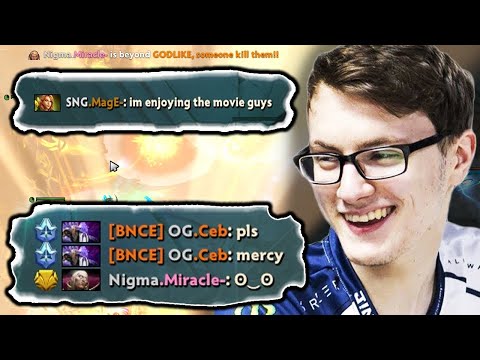 MIRACLE INVOKER SHOW - 20 KILLS WITHOUT DEATHS - FEELS LIKE WATCHING MOVIES! DOTA 2