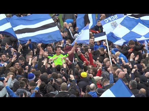 The moment The Hatters became National League North champions! 🎩🏆