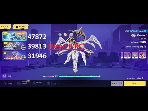 [HI3 SEA] EX MA: SSS False God Otto +20% 47872 / SSS Huodou 39813 / SK 31946