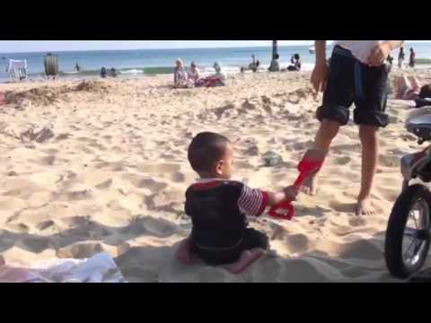 Abdulraheem and Abdullah at beach Zermeen fizzah alishba me