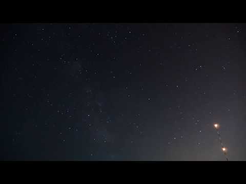 Zvezdano nebo - Time-lapse 7. jun 2018 20:07PM - 03:11AM