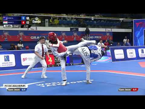 220 Round of 16 MEN M  58KG AUS LEWIS B  HUN SALIM O