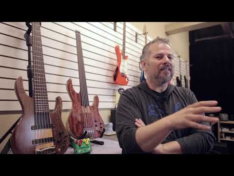A look at George Vasileiou and his handmade custom instruments. Cosmo Music.