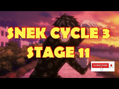 SNEK CYCLE 3 STAGE 11 CLEARED "ONE PUNCH MAN: The Strongest"