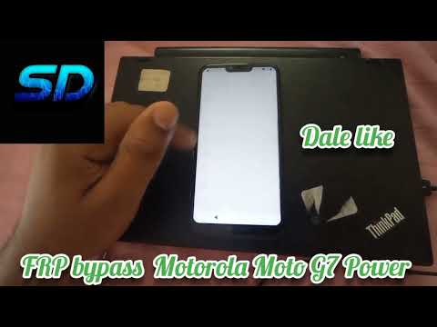 Motorola moto G7 power Android 9   desbloqueo quitar cuenta Google FRP bypass