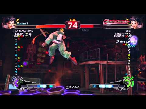 FAXgimoto [Makoto] vs. elist [Makoto] | SSF4 Arcade Edition