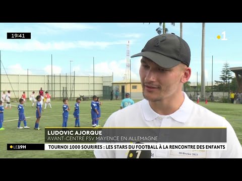 Ludovic Ajorque, Fabrice Abriel, Kadidiatou Diani ont rendu visite aux jeunes footballeurs amateurs