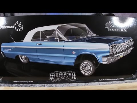 REDCAT LOWRIDER LIGHT BLUE WITH WHITE TOP UNBOXING #redcat64lowrider  #redcat  #redcatracing