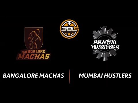 3BL Season 1 Round 5(Bangalore) - Full Game - Day 2(SemiFinal) - Mumbai Hutslers vs Bangalore Machas