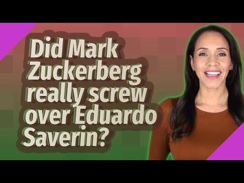 Did Mark Zuckerberg really screw over Eduardo Saverin?