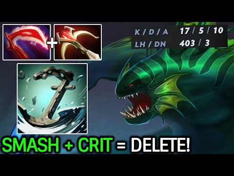 TIDEHUNTER CARRY BUILD – ONE SMASH = INSTANT KILL! Dota 2