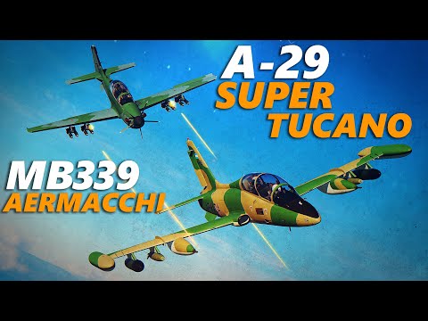 Dogfight A-29 Super Tucano Vs MB-339 Aermacchi | Digital Combat Simulator | DCS |