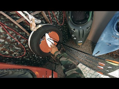 ARCO RECURVO JANDAO , TESTE DE AGRUPAMENTO COM ARCO DESTRO