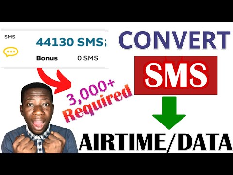 How to convert sms to airtime or data - 2023