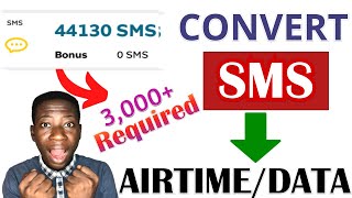 How to convert sms to airtime or data - 2023