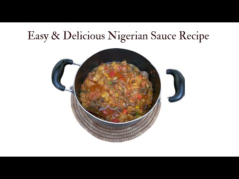 A Unique Nigerian Sauce Recipe for Rice - Easy & Delicious!