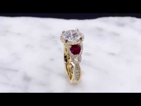 Vintage Old World Engagement Ring