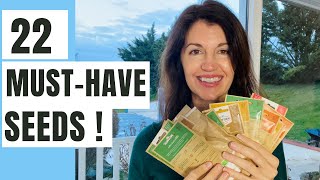 22 Seeds for 2022 - SEED HAUL 2022 (+ Herbs, Berries, Plants & More!)