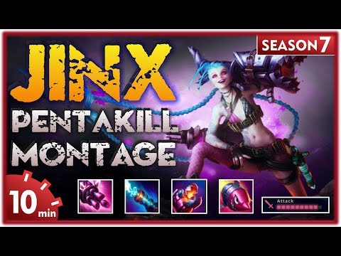 Best Jinx Montage 😎 | Best Jinx Plays Compilation 2017 | League of Legends