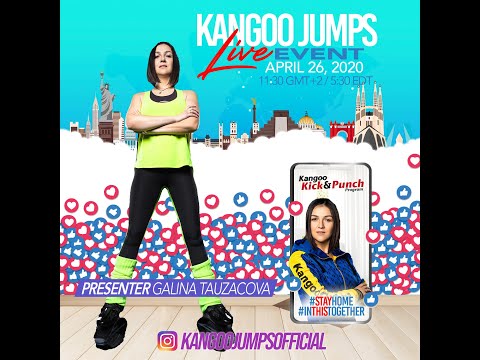 Kangoo Jumps® Live Event April 26, 2020 - Tauzacova Galina Kangoo Kick & Punch™