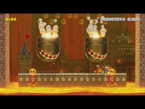 Lava Raft Rise by ArthurSMM2 - Super Mario Maker 2 - No Commentary 1bx