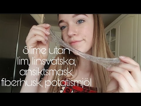 Hur man gör slime med BARA bakpulver och citron!!!!!!!!