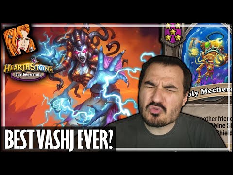 BEST VASHJ BUILD EVER?! - Hearthstone Battlegrounds