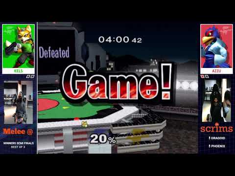 Kels vs Azzu - Pool 2 Winners Semi Finals - Melee @ Scrims #1