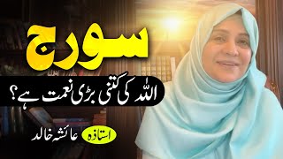 سورج اللہ کی کتنی بڑی نعمت ہے