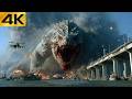 4K 2025 Disaster Movie Deep Sea Serpent Awakens From The Deep Skyscrapers Collapse Like Dominoes